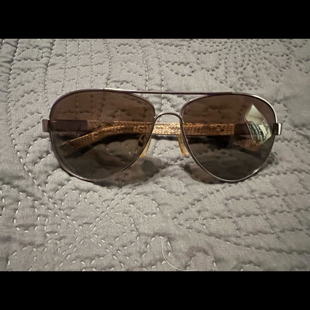 Tory Burch snakeskin sunglasses